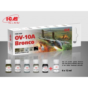 ICM OV-10A Bronco (6*12ml) Acrylic Paints